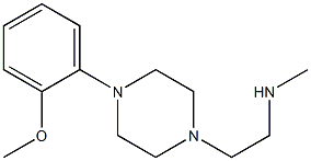 {2-[4-(2-methoxyphenyl)piperazin-1-yl]ethyl}(methyl)amine Struktur