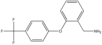 {2-[4-(trifluoromethyl)phenoxy]phenyl}methanamine Struktur