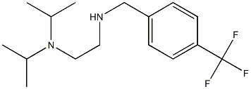 {2-[bis(propan-2-yl)amino]ethyl}({[4-(trifluoromethyl)phenyl]methyl})amine Struktur