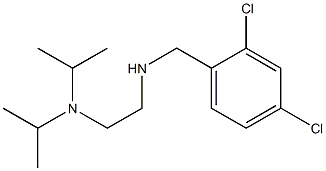 {2-[bis(propan-2-yl)amino]ethyl}[(2,4-dichlorophenyl)methyl]amine Struktur