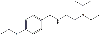 {2-[bis(propan-2-yl)amino]ethyl}[(4-ethoxyphenyl)methyl]amine Struktur