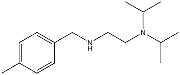 {2-[bis(propan-2-yl)amino]ethyl}[(4-methylphenyl)methyl]amine Struktur