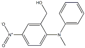 {2-[methyl(phenyl)amino]-5-nitrophenyl}methanol Struktur