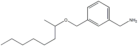 {3-[(octan-2-yloxy)methyl]phenyl}methanamine Struktur