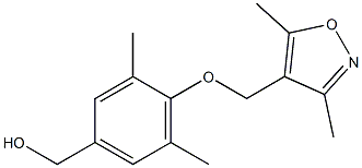 {4-[(3,5-dimethyl-1,2-oxazol-4-yl)methoxy]-3,5-dimethylphenyl}methanol Struktur