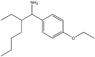 1-(1-amino-2-ethylhexyl)-4-ethoxybenzene Struktur