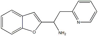 1-(1-benzofuran-2-yl)-2-(pyridin-2-yl)ethan-1-amine Struktur