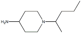 1-(1-methylbutyl)piperidin-4-amine Struktur