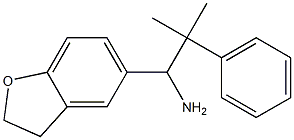 1-(2,3-dihydro-1-benzofuran-5-yl)-2-methyl-2-phenylpropan-1-amine Struktur