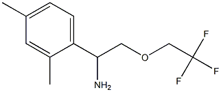 1-(2,4-dimethylphenyl)-2-(2,2,2-trifluoroethoxy)ethanamine Struktur