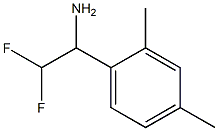 1-(2,4-dimethylphenyl)-2,2-difluoroethan-1-amine Struktur