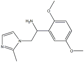 1-(2,5-dimethoxyphenyl)-2-(2-methyl-1H-imidazol-1-yl)ethanamine Struktur