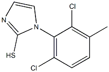 1-(2,6-dichloro-3-methylphenyl)-1H-imidazole-2-thiol Struktur