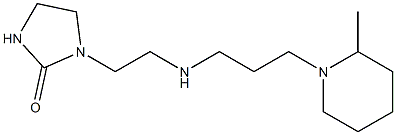 1-(2-{[3-(2-methylpiperidin-1-yl)propyl]amino}ethyl)imidazolidin-2-one Struktur