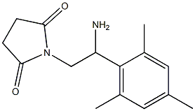 1-(2-amino-2-mesitylethyl)pyrrolidine-2,5-dione Struktur