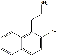 1-(2-aminoethyl)naphthalen-2-ol Struktur