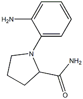 1-(2-aminophenyl)pyrrolidine-2-carboxamide Struktur