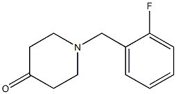 1-(2-fluorobenzyl)piperidin-4-one Struktur