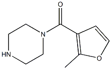 1-(2-methyl-3-furoyl)piperazine Struktur