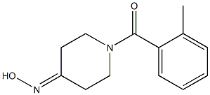 1-(2-methylbenzoyl)piperidin-4-one oxime Struktur