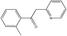 1-(2-methylphenyl)-2-(pyridin-2-yl)ethan-1-one Struktur