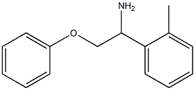 1-(2-methylphenyl)-2-phenoxyethanamine Struktur