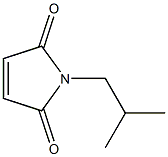 1-(2-methylpropyl)-2,5-dihydro-1H-pyrrole-2,5-dione Struktur