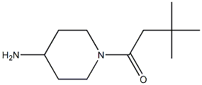 1-(3,3-dimethylbutanoyl)piperidin-4-amine Struktur