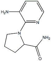 1-(3-aminopyridin-2-yl)pyrrolidine-2-carboxamide Struktur