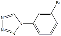 1-(3-bromophenyl)-1H-tetrazole Struktur