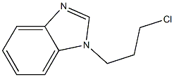 1-(3-chloropropyl)-1H-benzimidazole Struktur