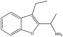 1-(3-ethyl-1-benzofuran-2-yl)ethanamine Struktur