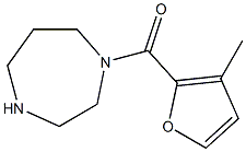 1-(3-methyl-2-furoyl)-1,4-diazepane Struktur