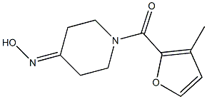 1-(3-methyl-2-furoyl)piperidin-4-one oxime Struktur