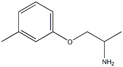 1-(3-methylphenoxy)propan-2-amine Struktur