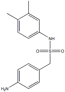 1-(4-aminophenyl)-N-(3,4-dimethylphenyl)methanesulfonamide Struktur