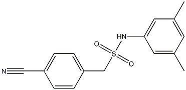 1-(4-cyanophenyl)-N-(3,5-dimethylphenyl)methanesulfonamide Struktur