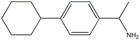 1-(4-cyclohexylphenyl)ethan-1-amine Struktur