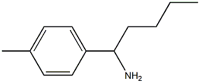 1-(4-methylphenyl)pentan-1-amine Struktur