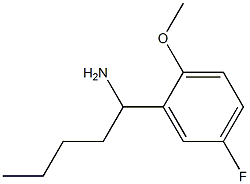 1-(5-fluoro-2-methoxyphenyl)pentan-1-amine Struktur