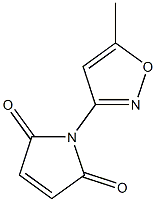 1-(5-methyl-1,2-oxazol-3-yl)-2,5-dihydro-1H-pyrrole-2,5-dione Struktur