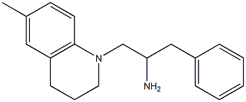 1-(6-methyl-1,2,3,4-tetrahydroquinolin-1-yl)-3-phenylpropan-2-amine Struktur