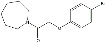 1-(azepan-1-yl)-2-(4-bromophenoxy)ethan-1-one Struktur