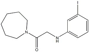 1-(azepan-1-yl)-2-[(3-iodophenyl)amino]ethan-1-one Struktur