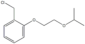 1-(chloromethyl)-2-[2-(propan-2-yloxy)ethoxy]benzene Struktur