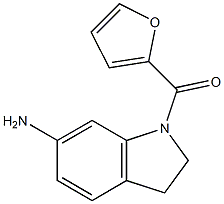 1-(furan-2-ylcarbonyl)-2,3-dihydro-1H-indol-6-amine Struktur