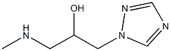 1-(methylamino)-3-(1H-1,2,4-triazol-1-yl)propan-2-ol Struktur