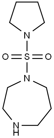 1-(pyrrolidine-1-sulfonyl)-1,4-diazepane Struktur