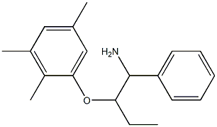 1-[(1-amino-1-phenylbutan-2-yl)oxy]-2,3,5-trimethylbenzene Struktur