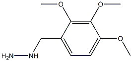 1-[(2,3,4-trimethoxyphenyl)methyl]hydrazine Struktur